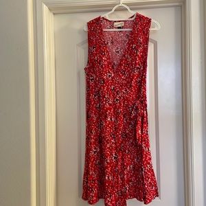 Red Wrap Dress